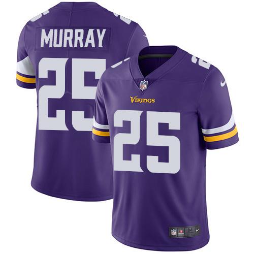 Nike Vikings #25 Latavius Murray Purple Team Color Men's Stitched NFL Vapor Untouchable Limited Jersey